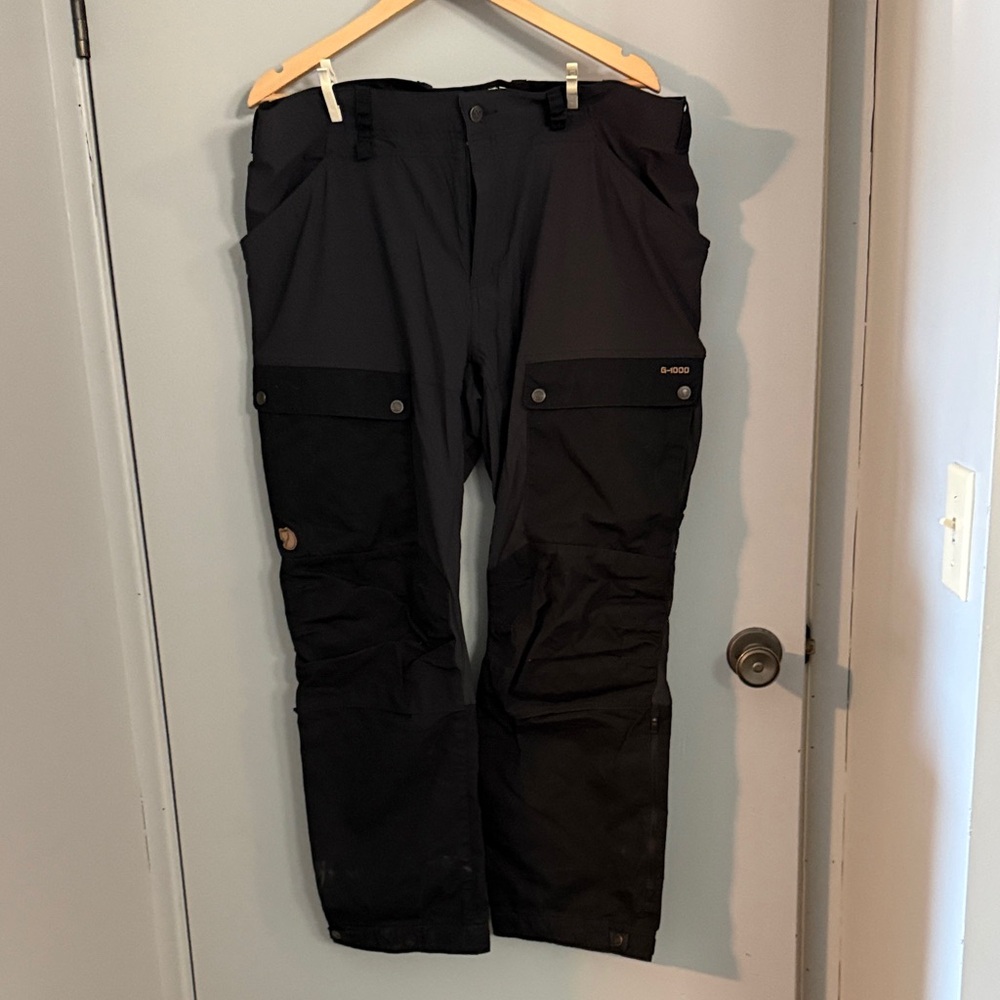 Fjallraven Black Cargo Pants